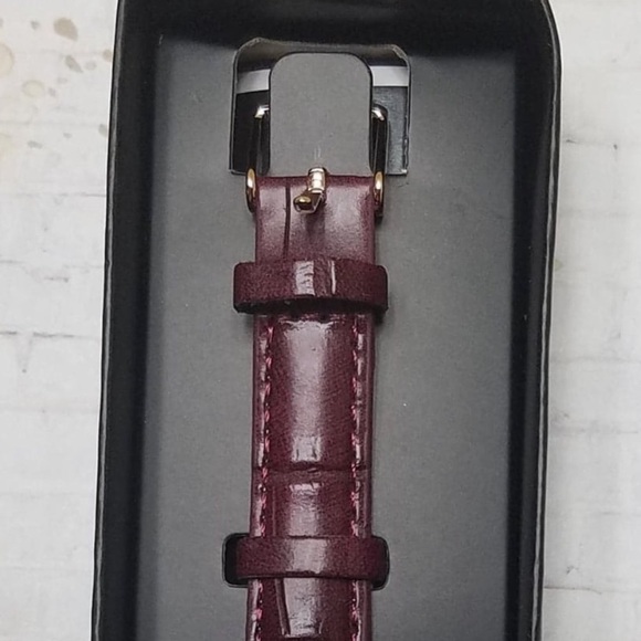 Boussivie Pretty Plum Faux Leather Quartz Watch - Picture 6 of 6